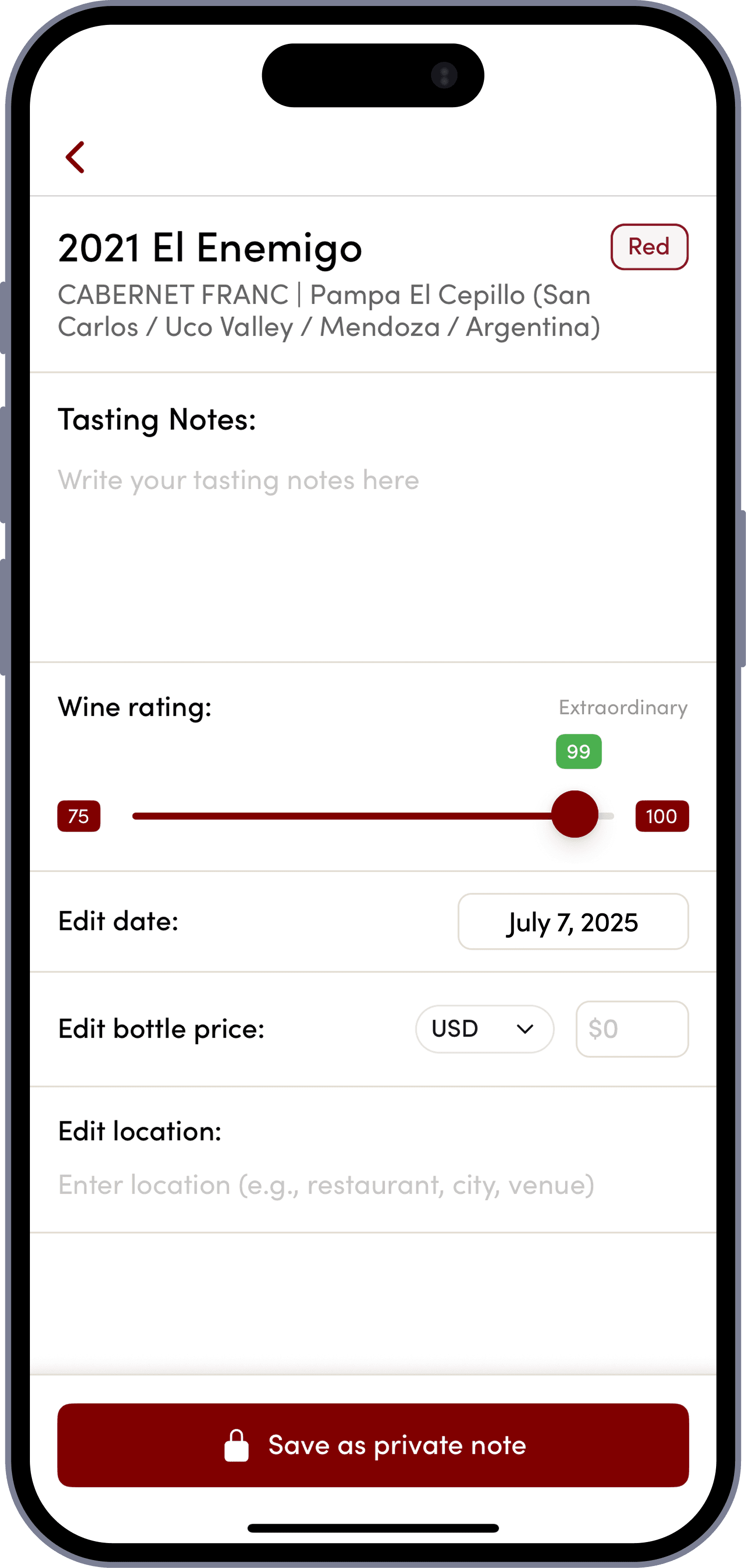 WineFind App Demo